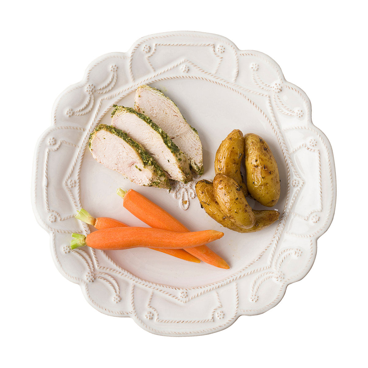 Jardins du Monde Dinner Plate - Whitewash – Juliska