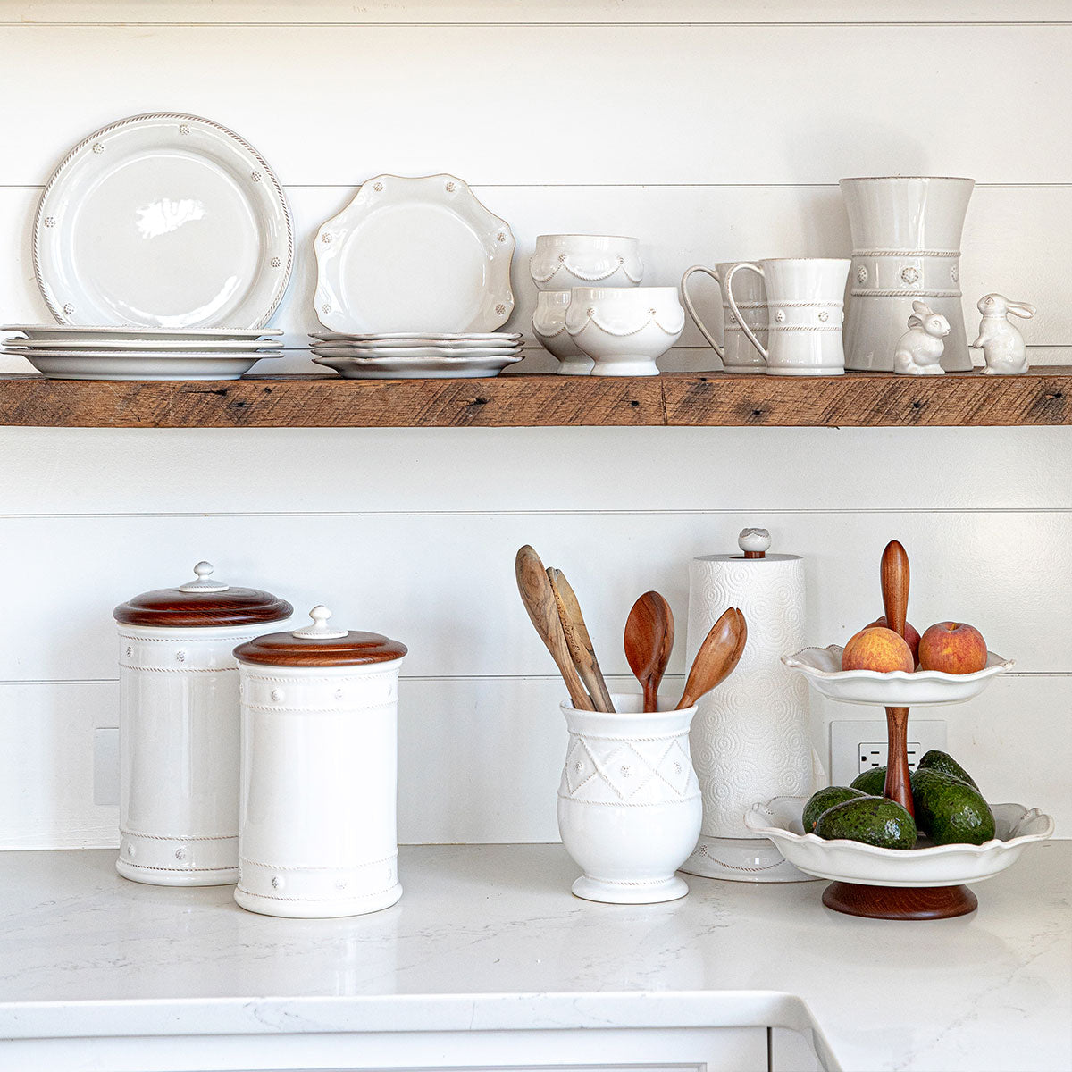 Berry & Thread Utensil Crock-Wine Cooler - Whitewash – Shop Juliska