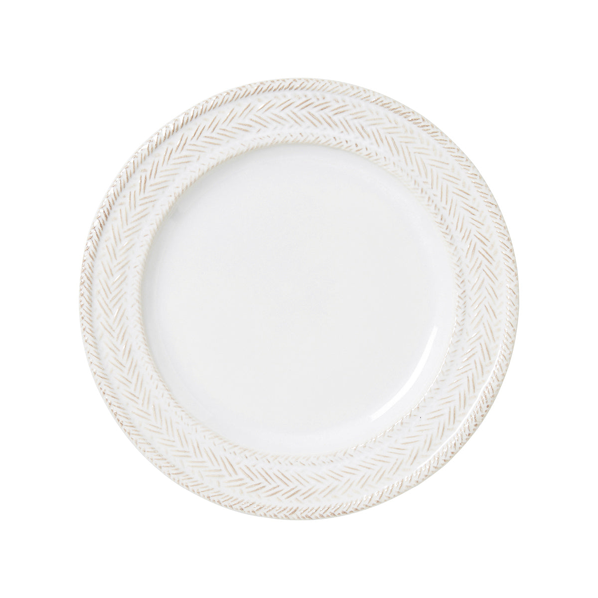 Le Panier Dessert/Salad Plate - Whitewash - Whitewash