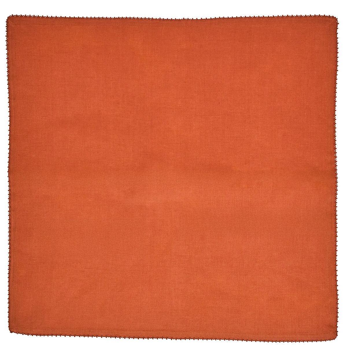 Berry Scallop Napkin Set/4 - Pumpkin - detail view