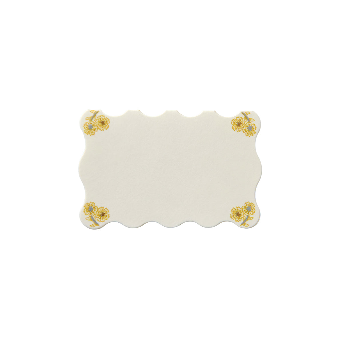 Berry & Thread Thistle Place Card Set/12 - Gold/Silver