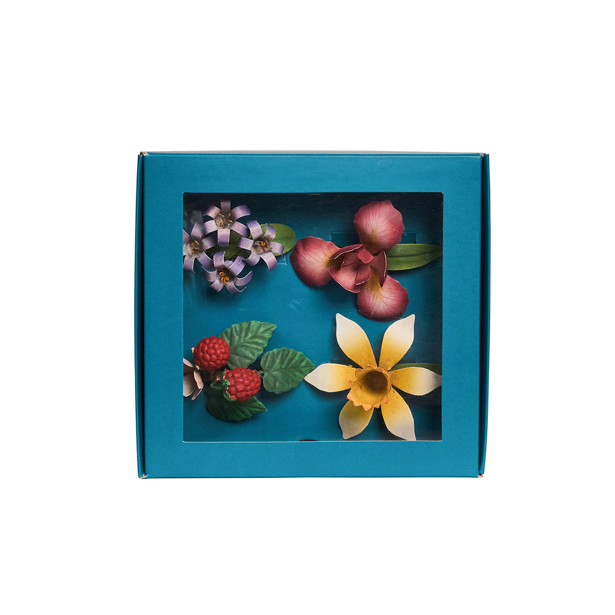 Meadow Walk Floral Napk in Ring Assorted Set/4 - Multi – Juliska