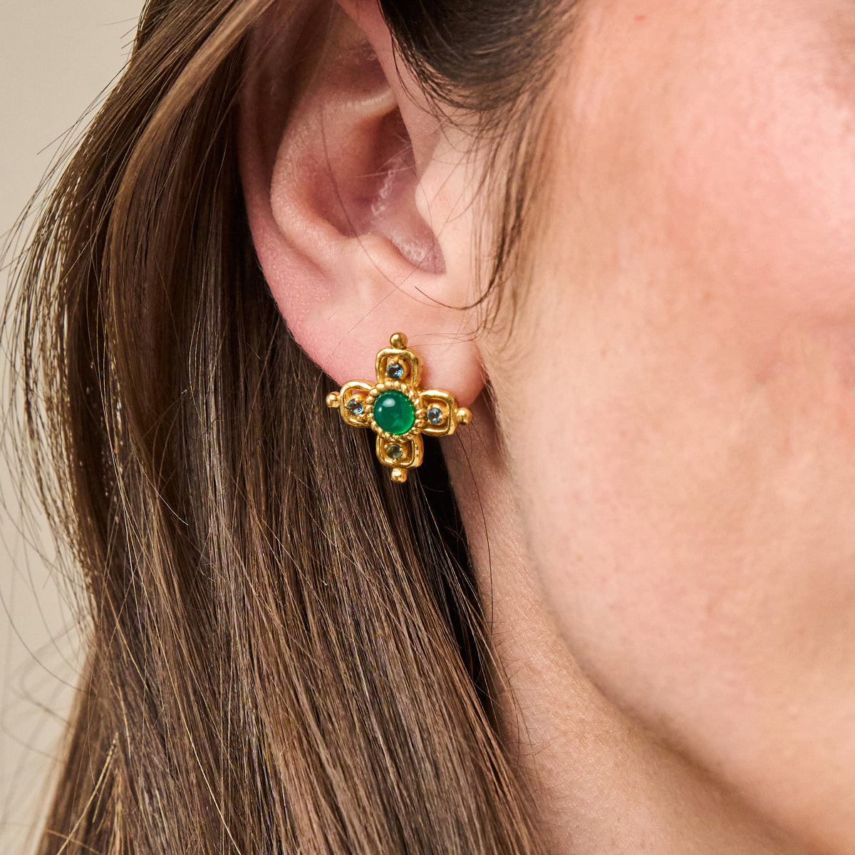 Contessa Drop Convertible Earrings - Multi Style View