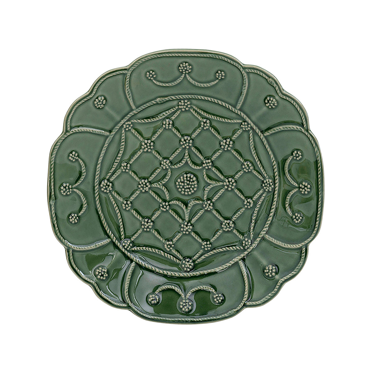 Jardins Du Monde Dessert/Salad Plate Assorted Set/4 - Basil – Juliska