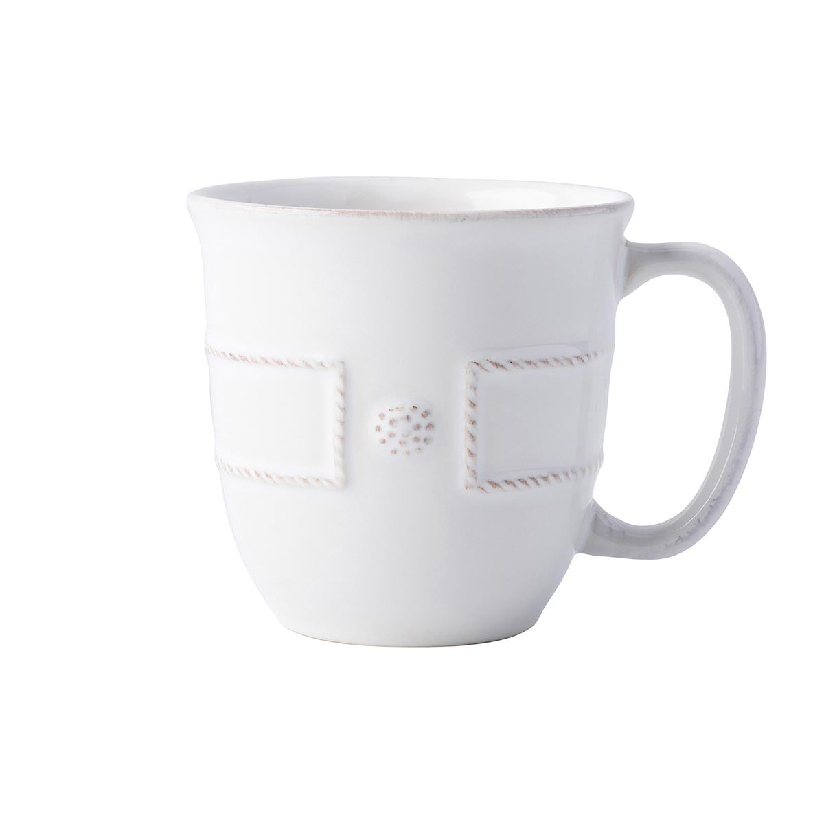 Coffee and croissant or tea and macarons? Designed to house the perfect cup of either coffee or tea, you'll never have to choose sides again with this trim cup that combines textural warmth with ordered symmetry, and the old world with the new.