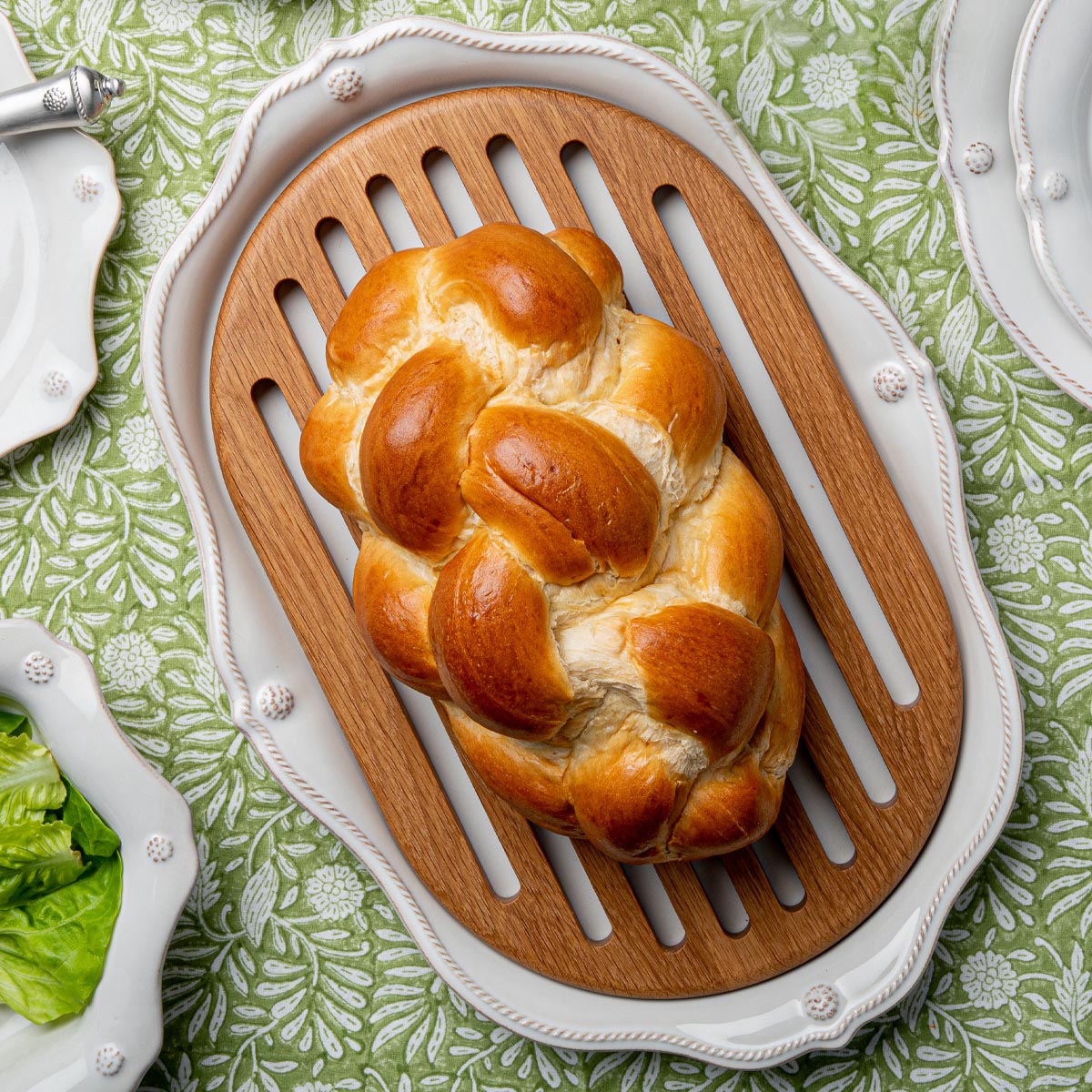 Shop Berry & Thread Challah Board - Whitewash | Juliska.