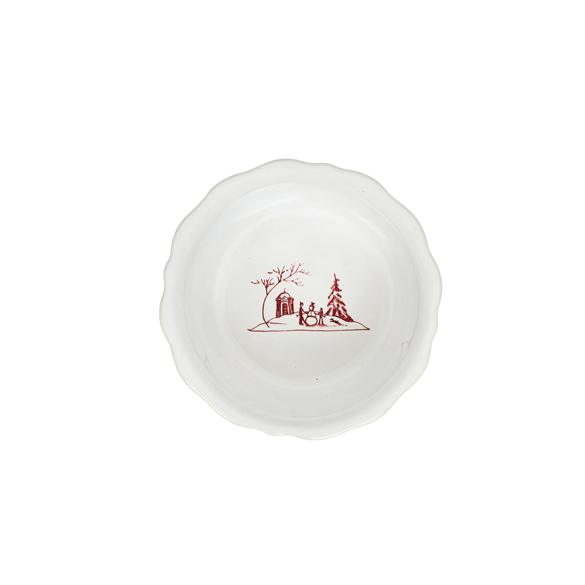 Country Estate Winter Frolic Ramekin - Ruby - lifestyle setting
