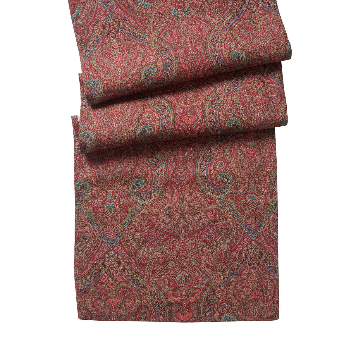 Paisley 18" x 90" Table Runner - Red