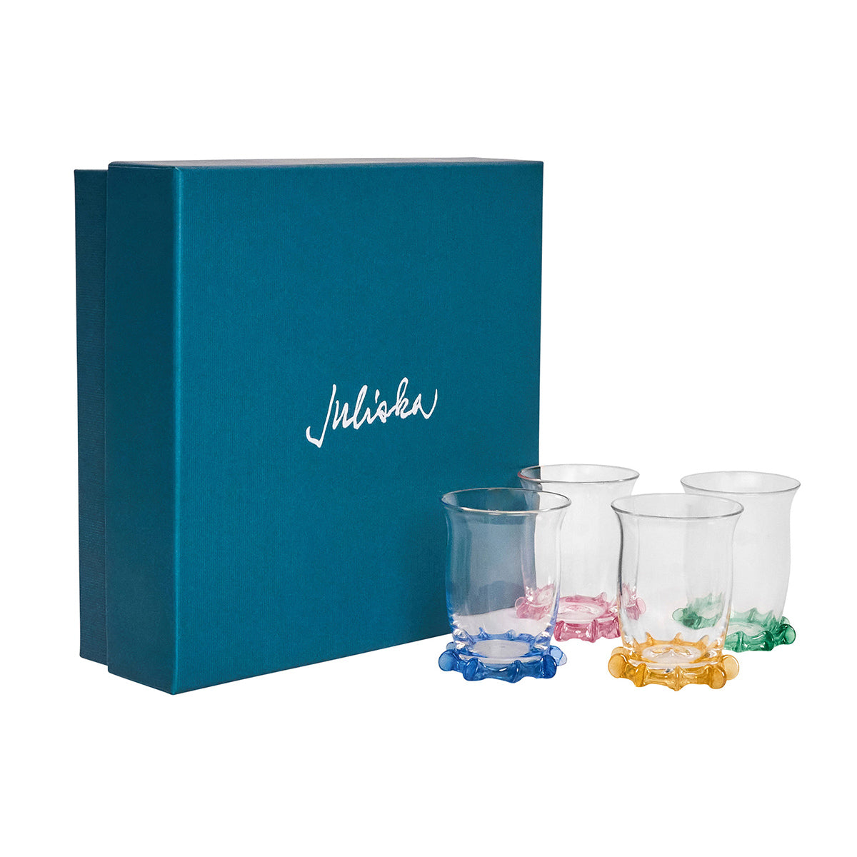 Harriet Shot Glass Assorted Set/4 - Multi – Juliska