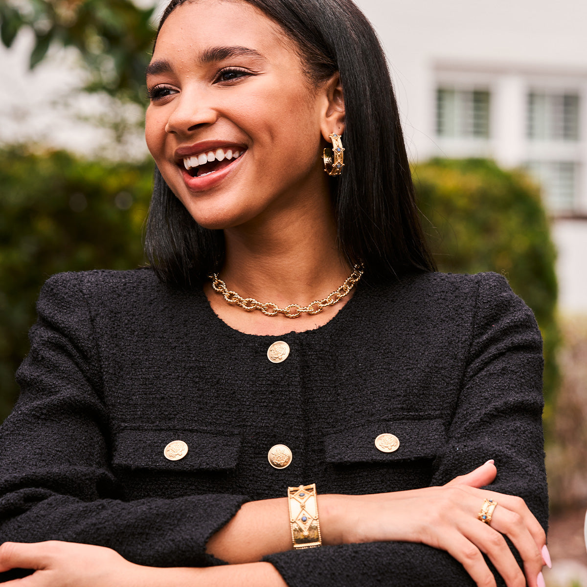 Victoria Small Chain Necklace, 18