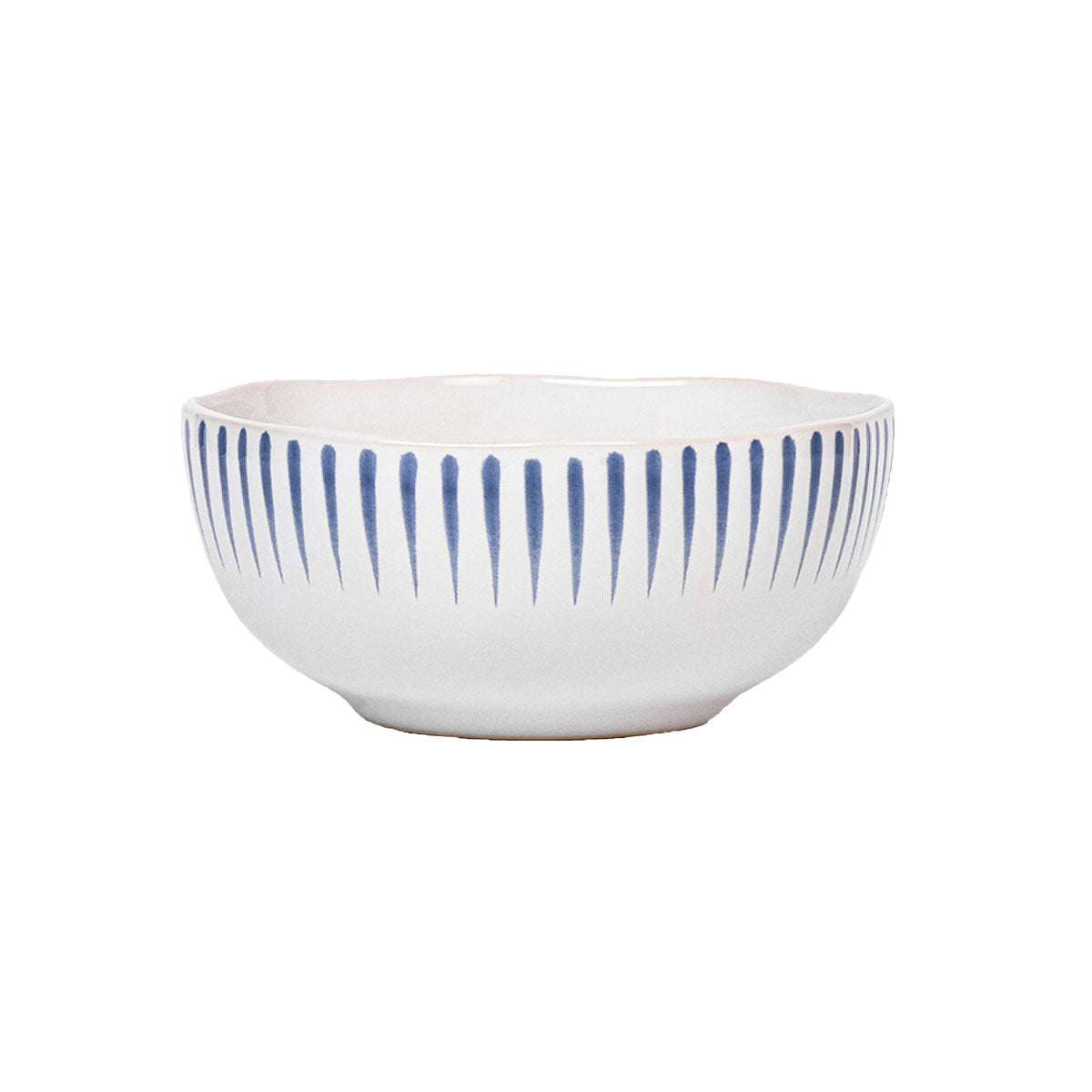 Sitio Stripe 16pc Place Setting - Delft Blue, scale reference view