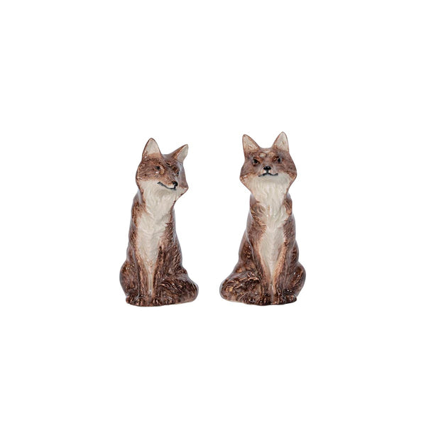 Clever Creatures Fox Salt and Pepper Set/2pc | Juliska – Shop Juliska