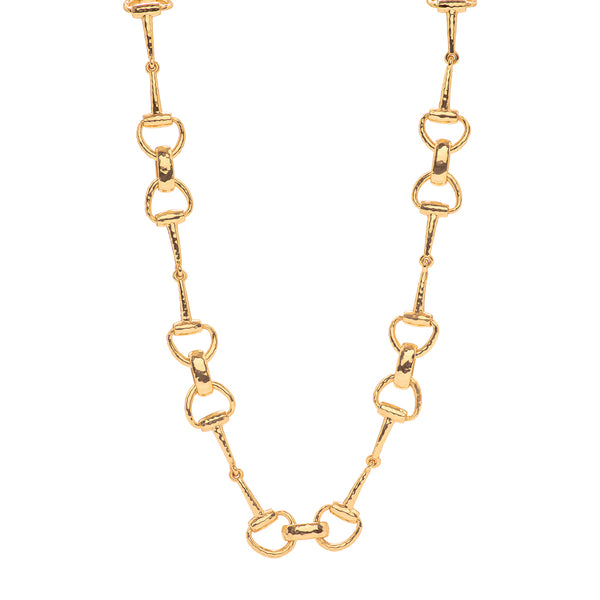 Equestrian Snaffle Bit Chain Necklace, 20