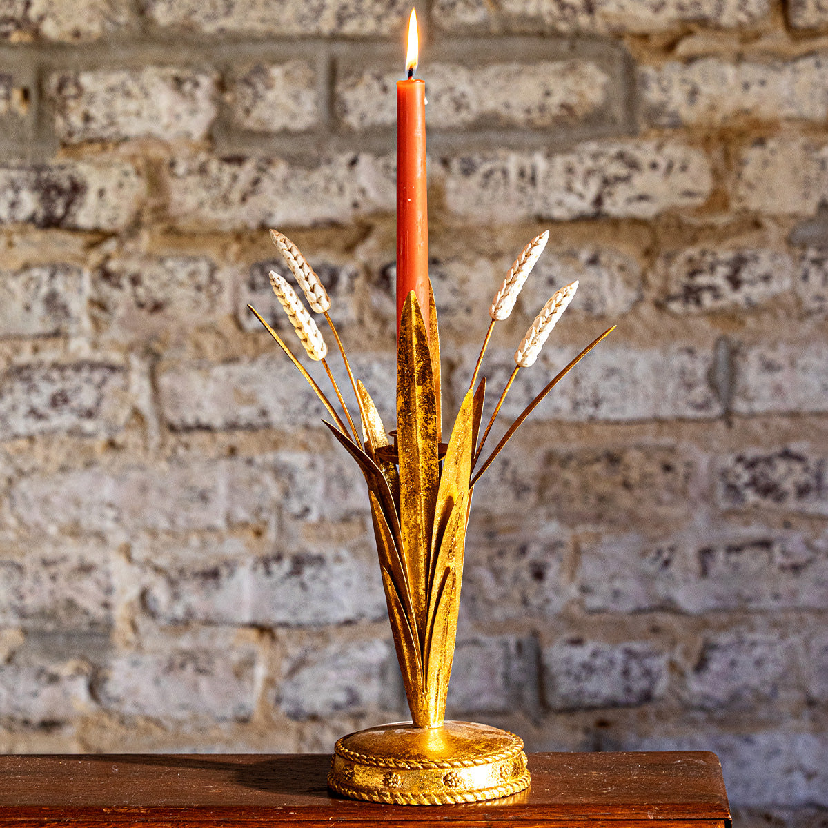 Forest Walk Wheat 13 in Candlestick - Gold – Juliska