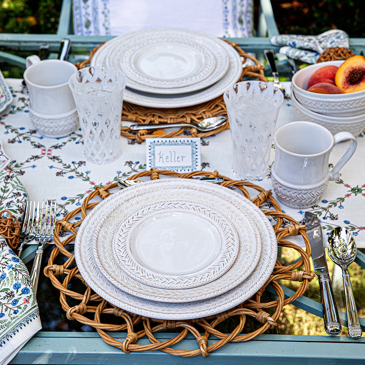 Le Panier Dinner Plate - Whitewash – Shop Juliska