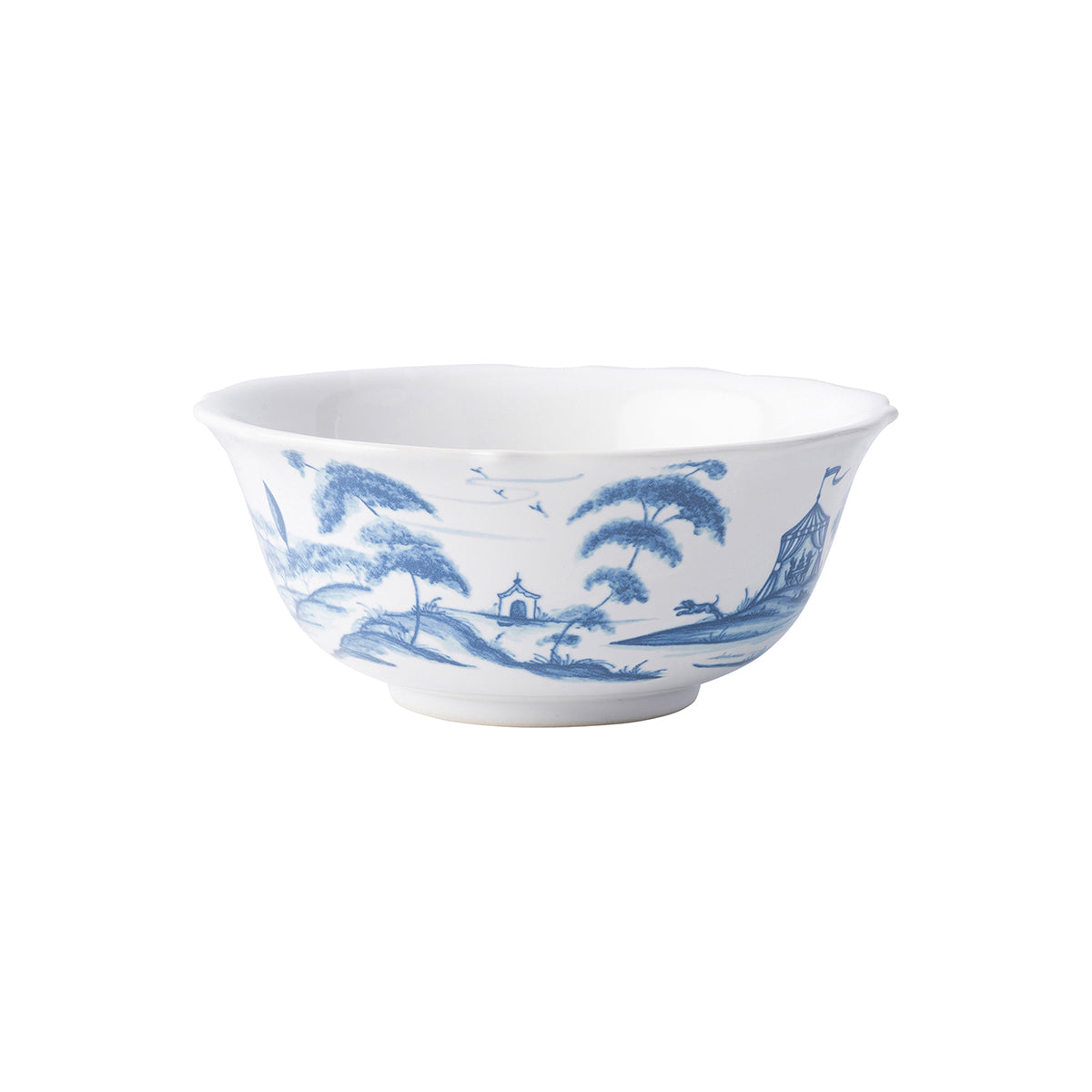 Country Estate 4pc Place Setting - Delft Blue - lifestyle setting