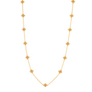 Berry Clover Double Sided Necklace, 34" - Gold