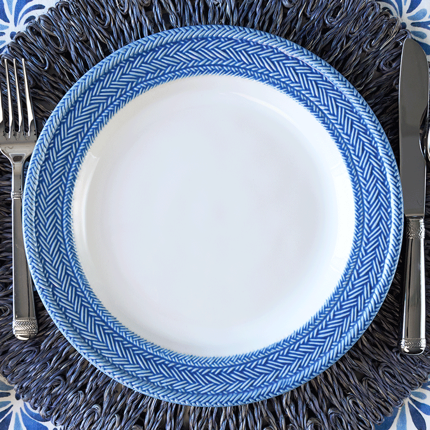 Moveable gif featuring Le Panier, L'Amour Toujours, Iberian, and Sitio Stripe plates 