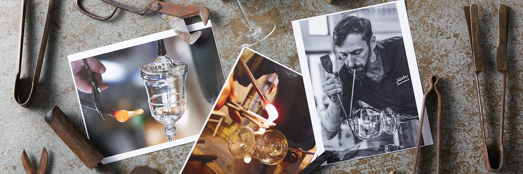 Bohemian glass is beautifully hand blown.