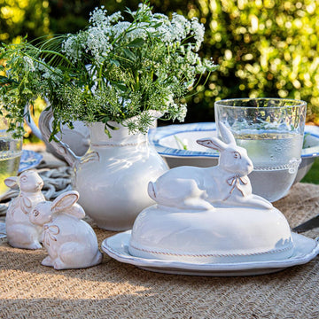 Our delightful collection of animals is designed to bring whimsy to your life.  From potting violets, to tabletop essentials, they are smile starters and conversation pieces.