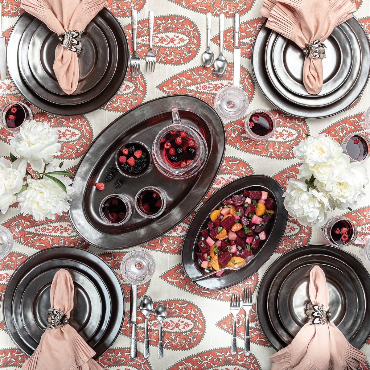 Pewter Stoneware 5pc Place Setting – Shop Juliska