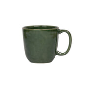 The interplay of modern yet timeless, and simple yet beautiful - works perfectly with this eminently useful cup in fresh and gorgeous green that is ideal for coffee, tea, cider or cocoa.