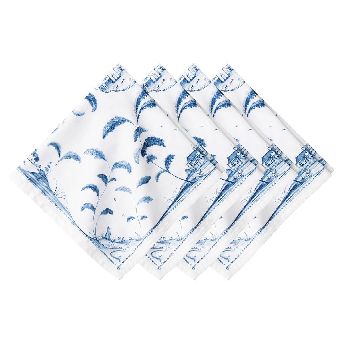 Country Estate Napkin Set-4 - Delft Blue