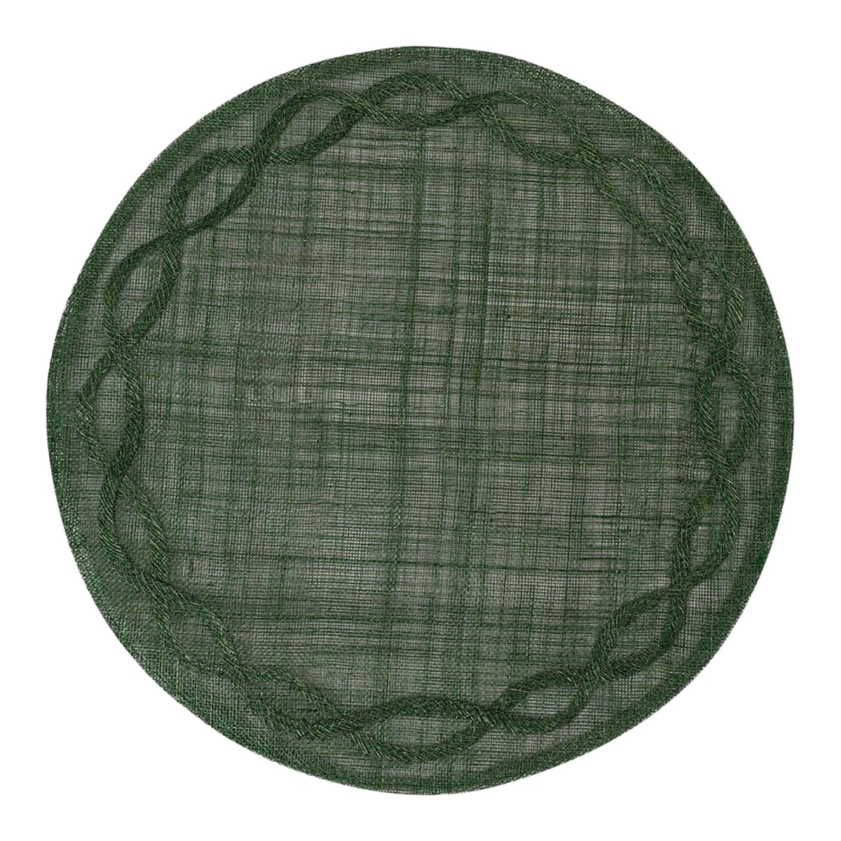 Named after the famous, formal gardens in Paris, this beautiful hand-woven abaca placemat encircles your place settings with a delicate embroidered edge in a lush and verdant Basil hue that captures the French penchant for easy elegance every day and special occasions alike.