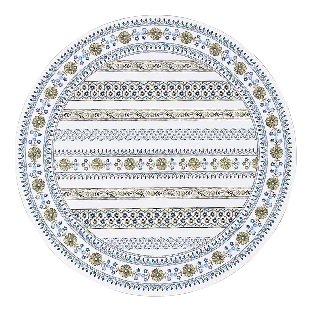 Seville Stripe Placemat Set-4 - Green – Juliska