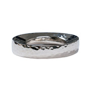 his oval gold napkin ring is cast in aluminum with nickel plating and adds a subtly sparkling detail to a