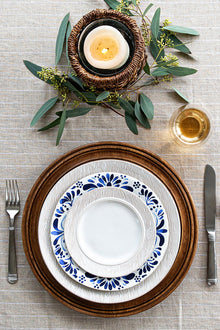 Blenheim Oak and Iberian plates in a place setting