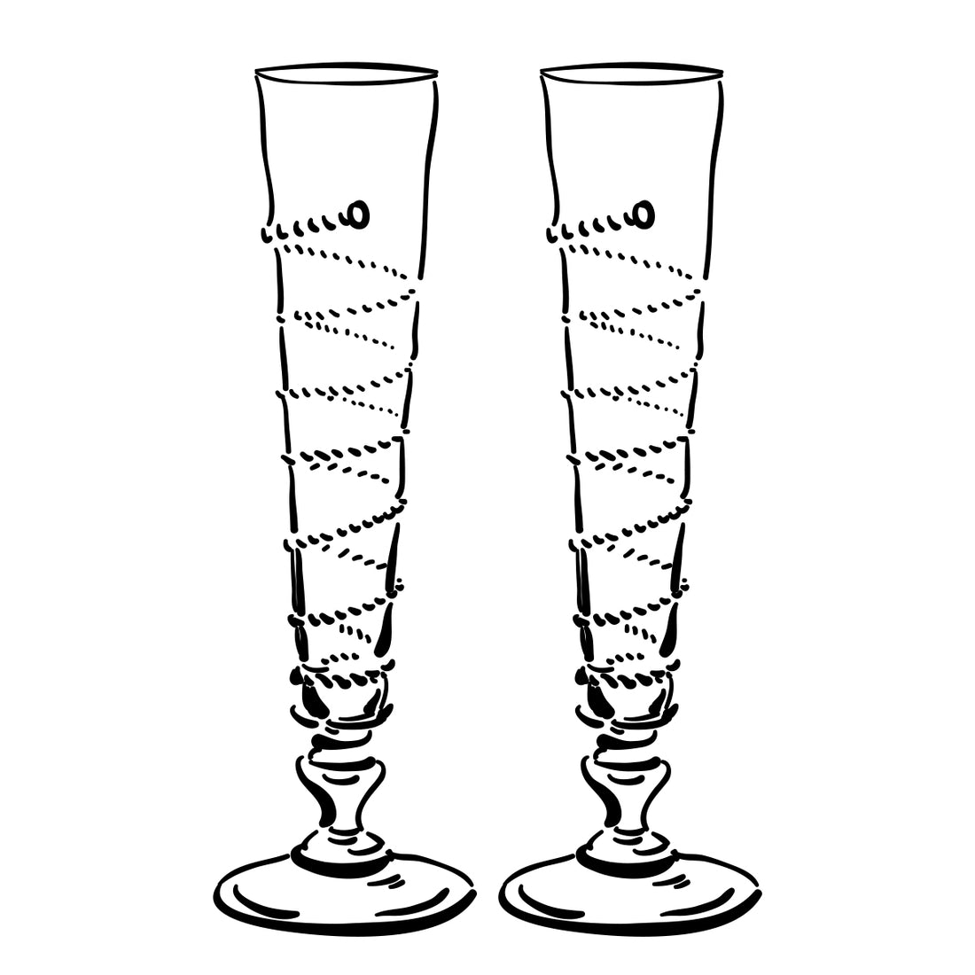Amalia Flutes Illustration