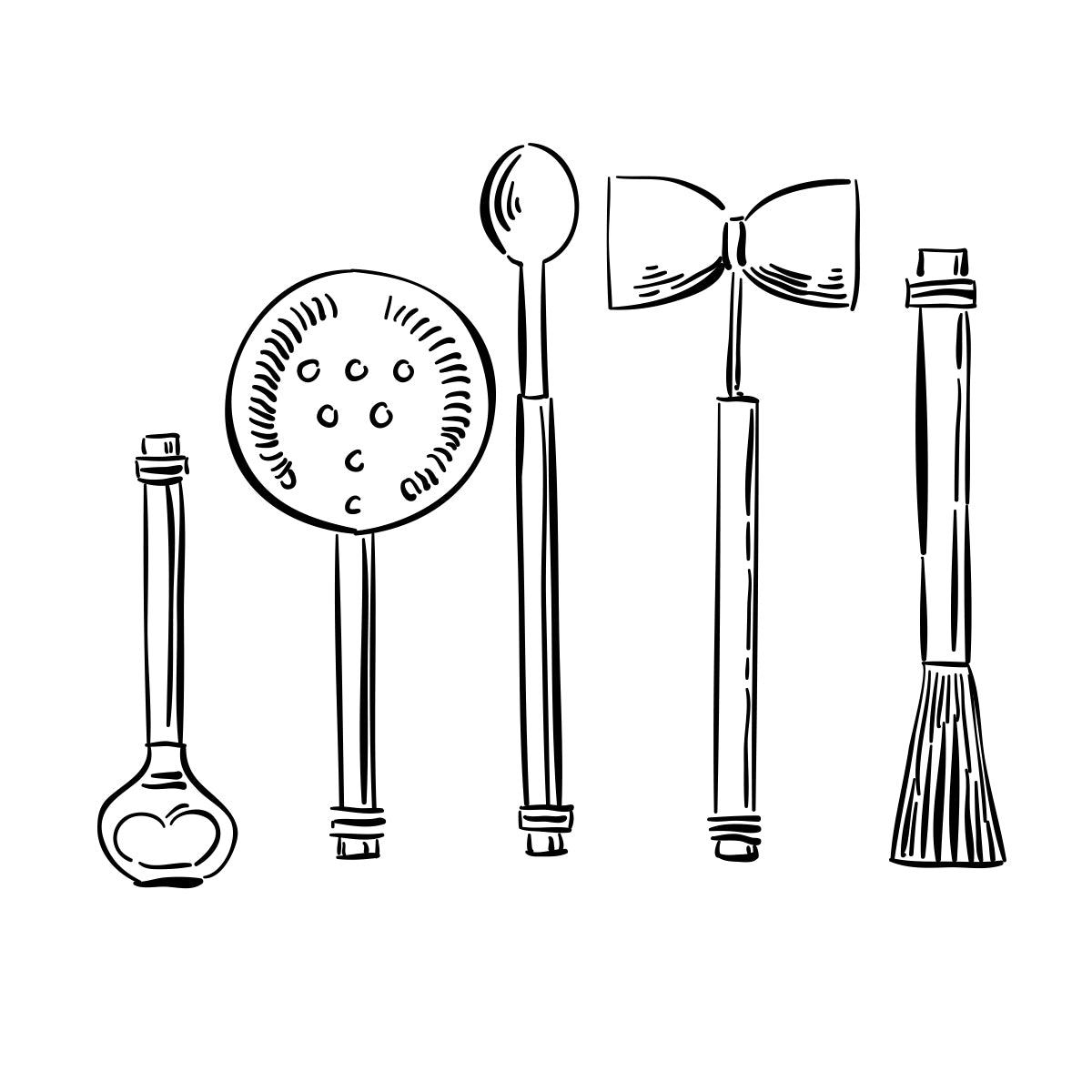 Illustration of graham metal tools