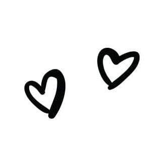 Illustrations of 2 hearts