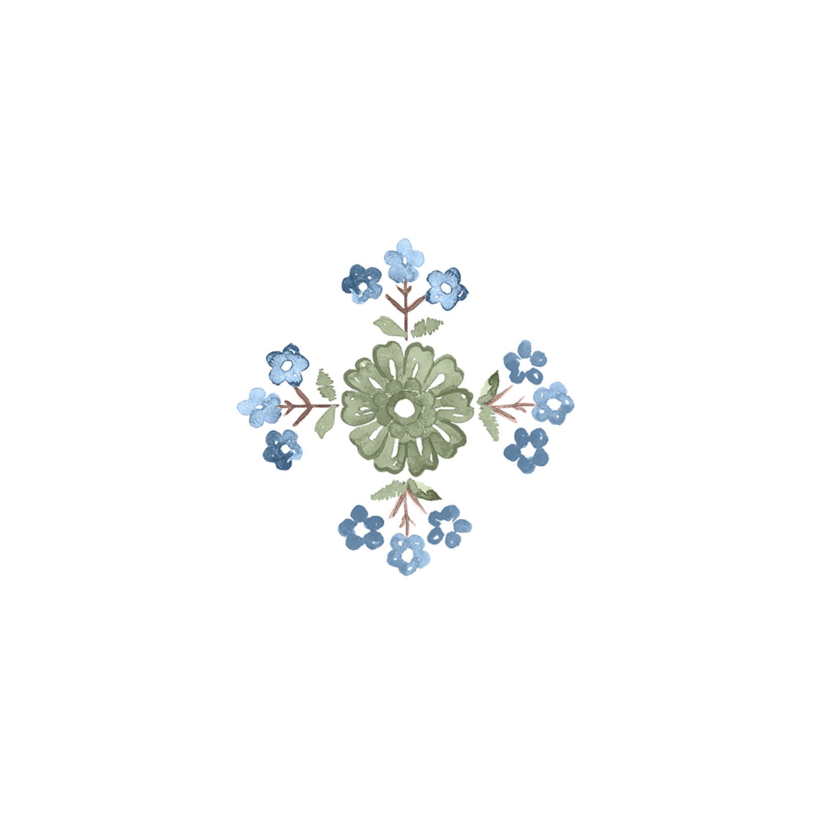 Villa Seville flower illustration