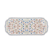 Bedecked with our intricate, folkloric floral motif from ancient Seville and rendered in the organic colors of the Spanish countryside, this versatile tray makes a beautiful statement with everything from appetizers and tapas on the table to trinkets and mementos on the countertop.