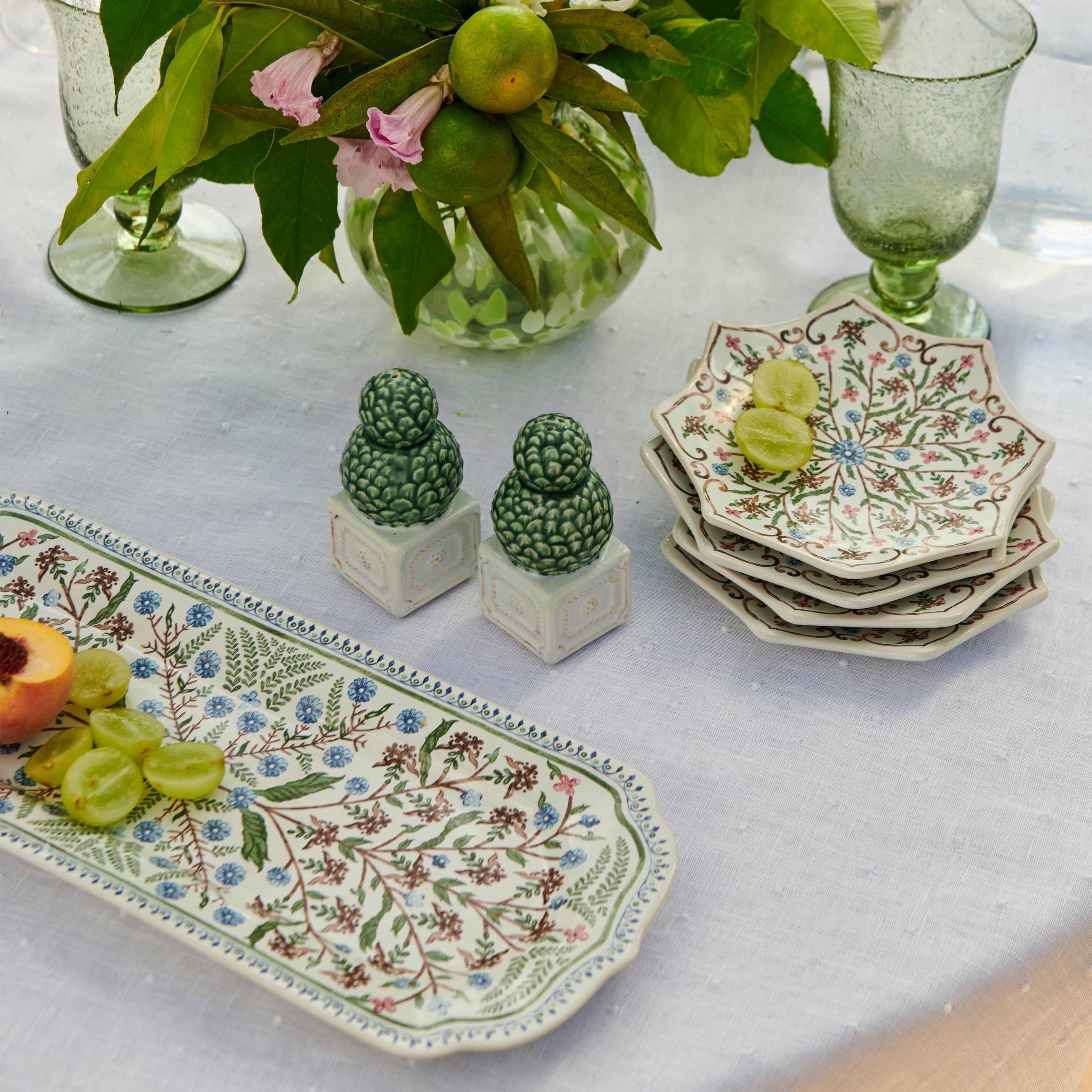 Berry & Thread Topiary Salt and Pepper Set-2 - Multi – Shop Juliska