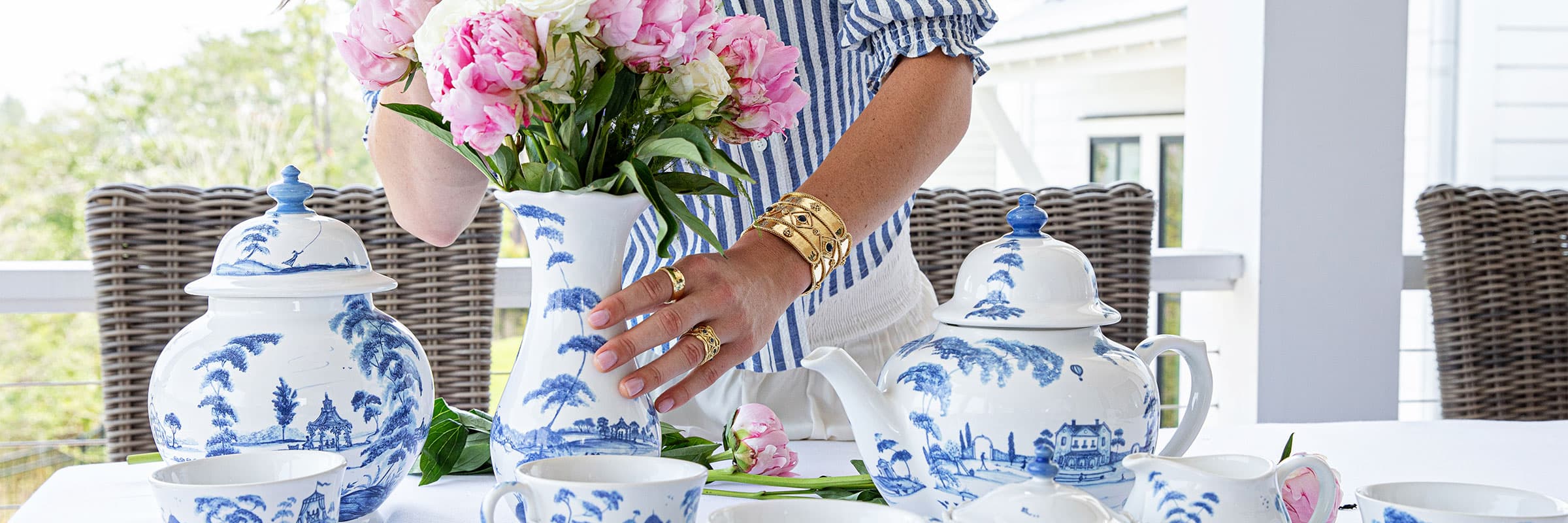 A blue & white collection