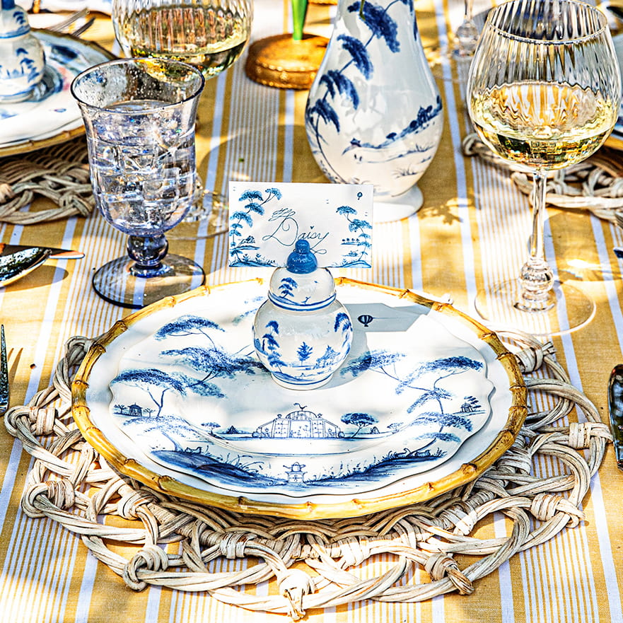 other - マダマダ 23SS グッドラックペイズリージャカードボレロ 七分袖 グリーン Provence Rattan Placemat - Whitewash – Juliska
