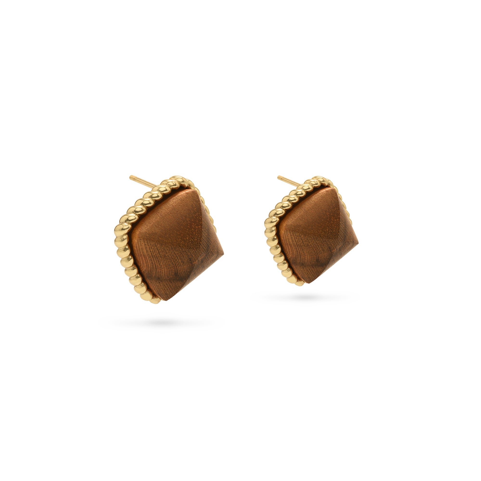 Blandine Stud Earrings - Gold | Capucine De Wulf – Juliska