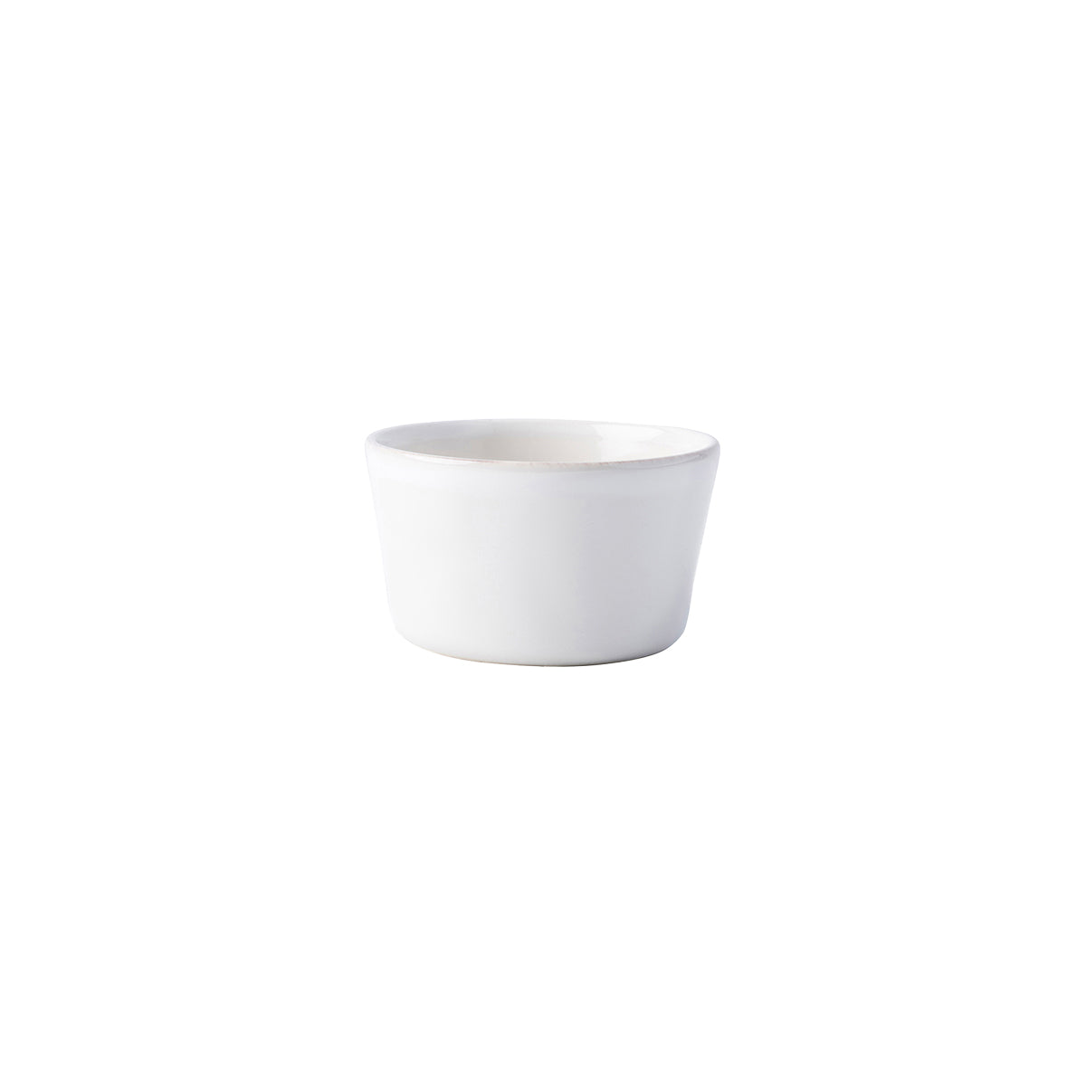 Like your favorite white shirt, this tasteful dish boasts an understated elegance that allows whatever it contains to shine in the spotlight - from homemade lemon pots de creme after dinner to an unexpected vessel to pop seasonal flowers into.