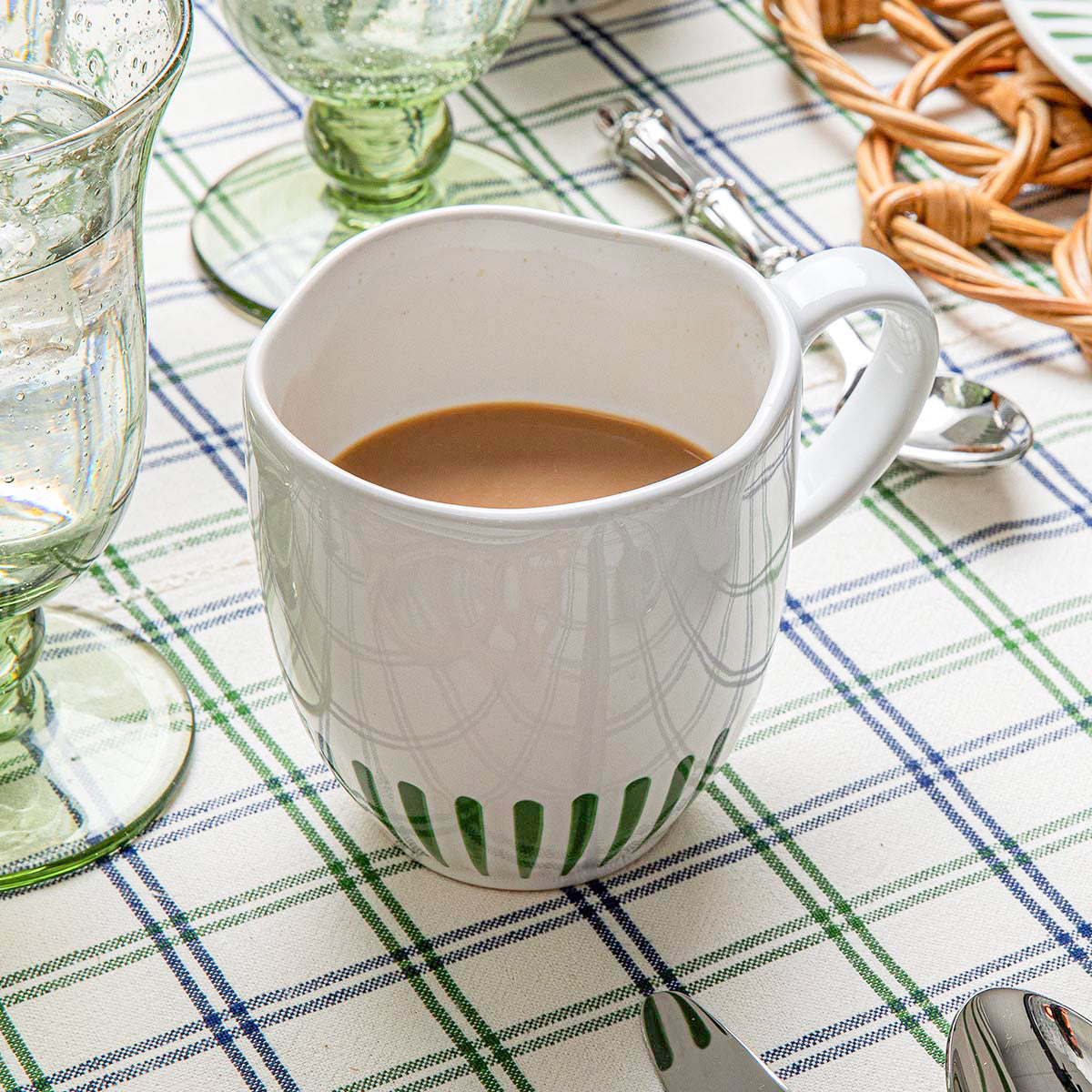 Stripe mug by Juliska