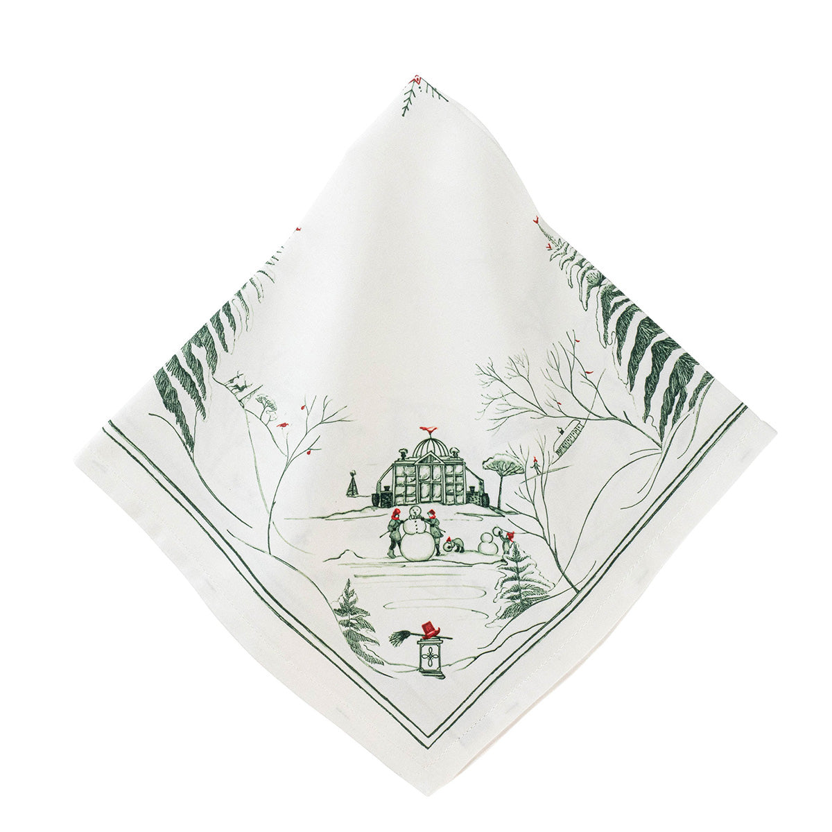 Country Estate Evergreen Napkin Product Image 1