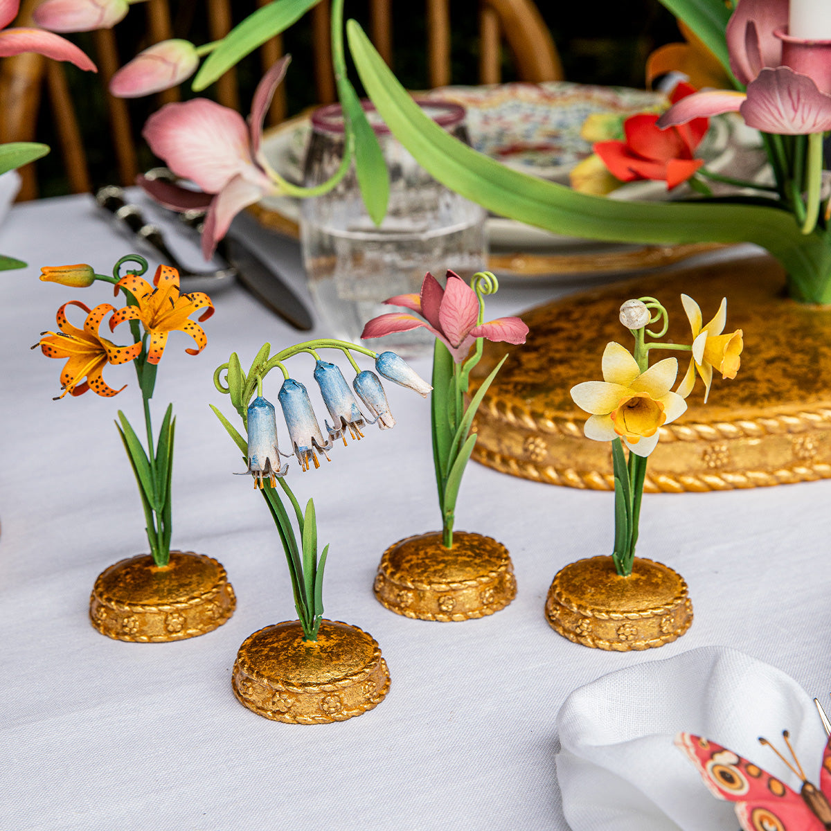 Meadow Walk Daffodil Place Card Holder - Yellow – Juliska