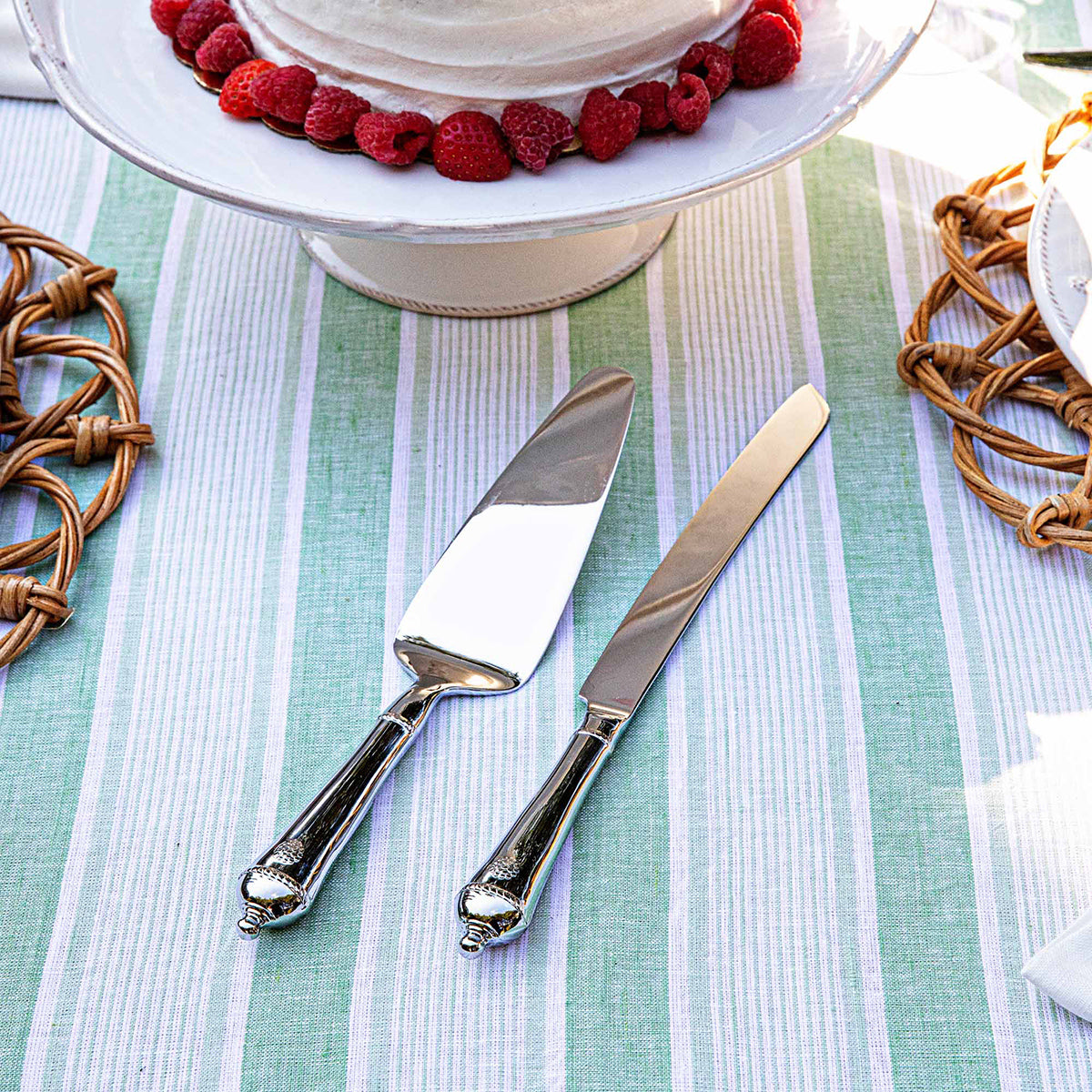Berry & Thread Cake Knife and Server Set/2pc - Polished – Juliska