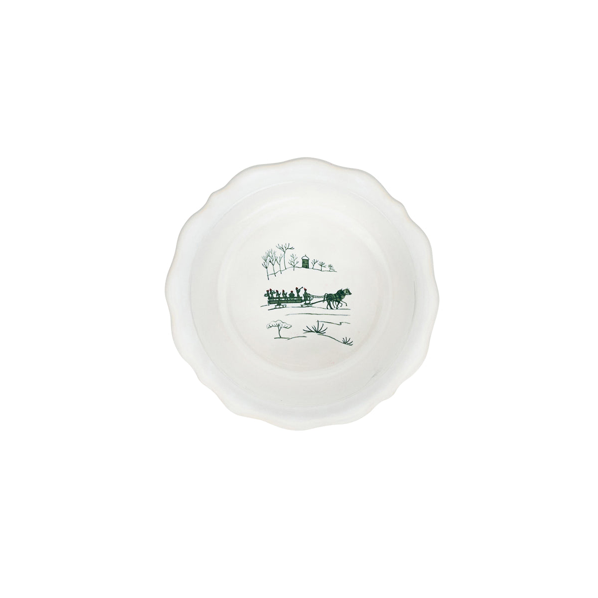 Country Estate Winter Frolic Ramekin - Evergreen - lifestyle setting
