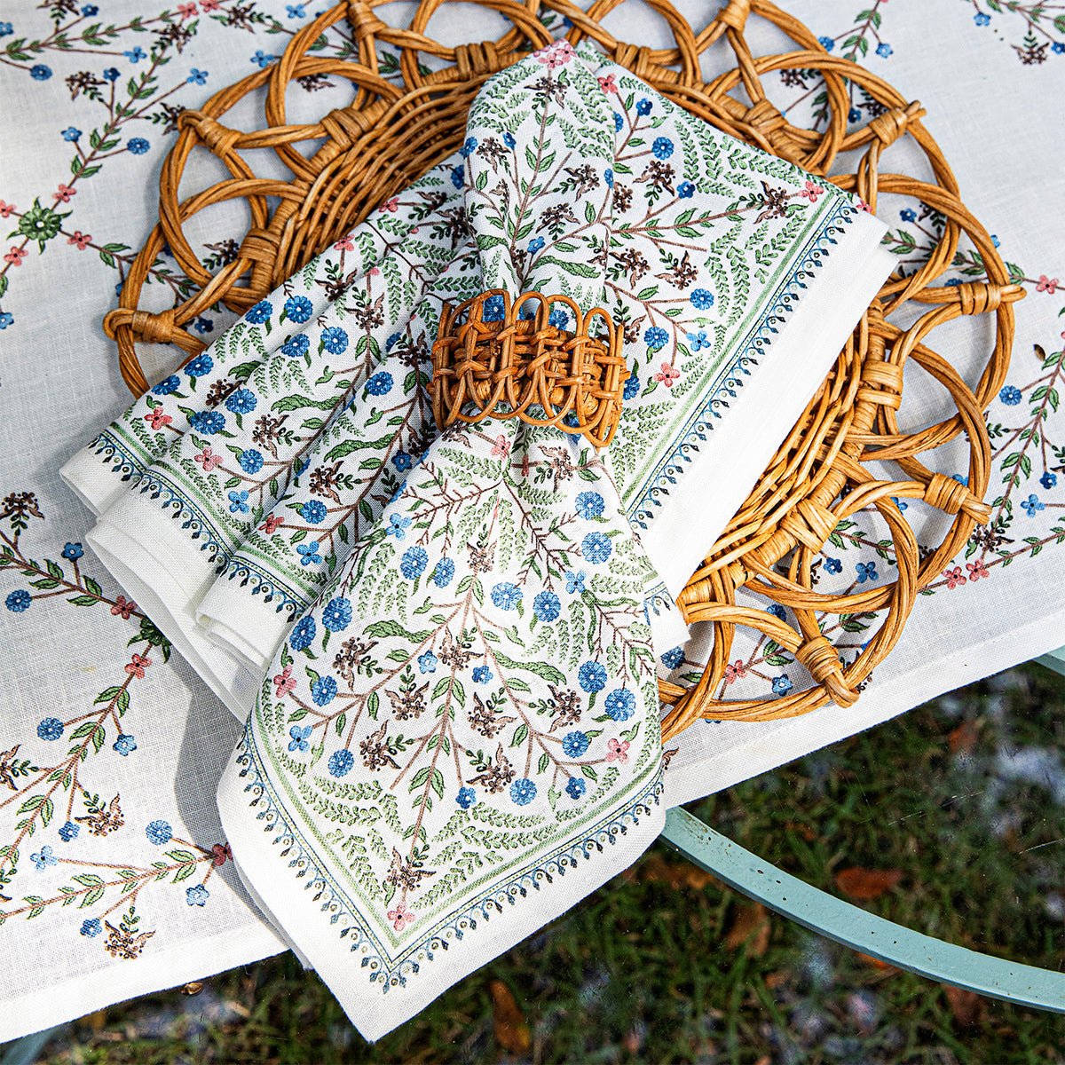 Villa Seville Napkin Set/4 - Chambray – Juliska