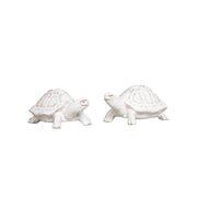 Symbolizing wisdom and good luck, these beautifully sculpted ceramic turtles bring a sprinkling of whimsy to the table - and serve as a reminder to slow down and savor time spent with friends and family gathered around the table (al fresco or otherwise).  Packaged in our signature Juliska gift box, this set makes a delightful present for any entertaining enthusiast.
