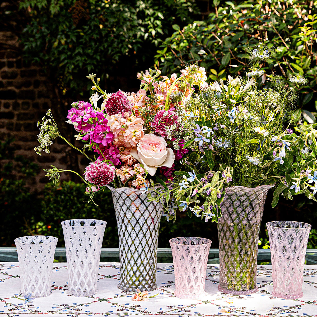 Trellis 9 in Flared Vase - White – Juliska