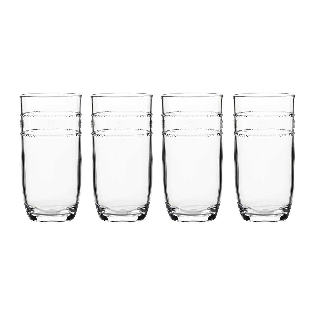 Isabella Acrylic Large Tumbler Set/4 - Clear